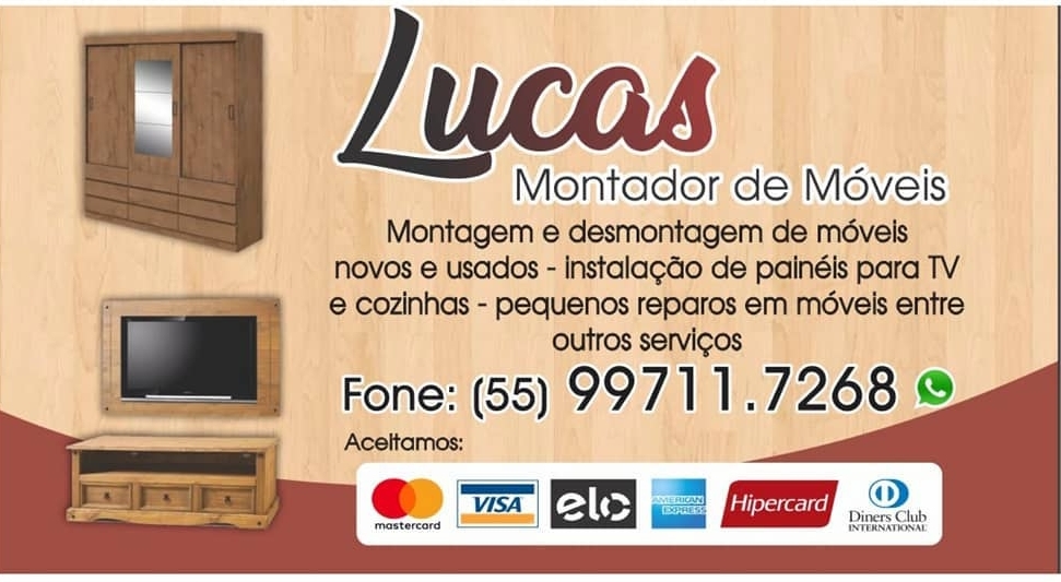 Cartão de Visita Lucas Montador